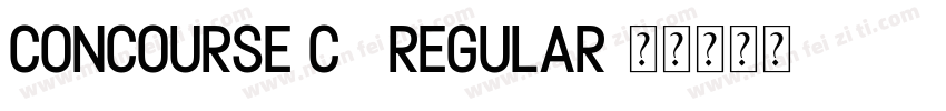 Concourse C4 Regular字体转换